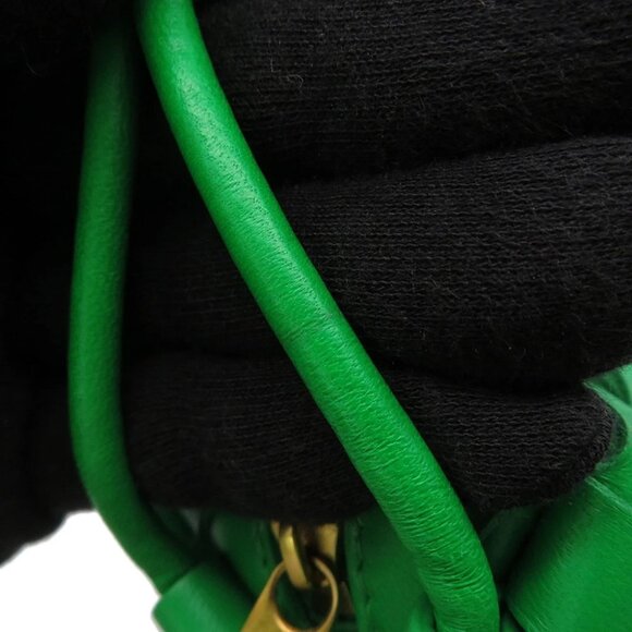 Bottega Veneta Candy Loop Shoulder Bag Leather Green 680254 - Picture 4 of 12